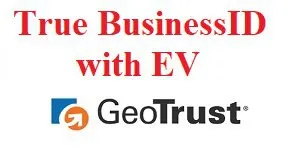 GeoTrust True BusinessID with EV
