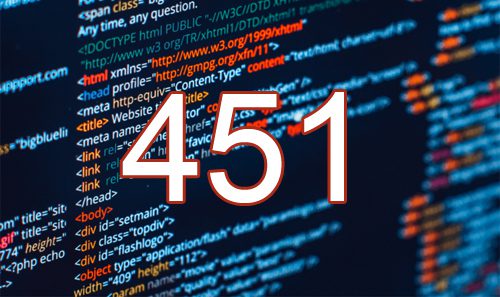Mã lỗi 451
