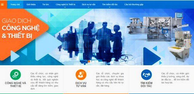Cổng thông tin giao dịch công nghệ TP.HCM.