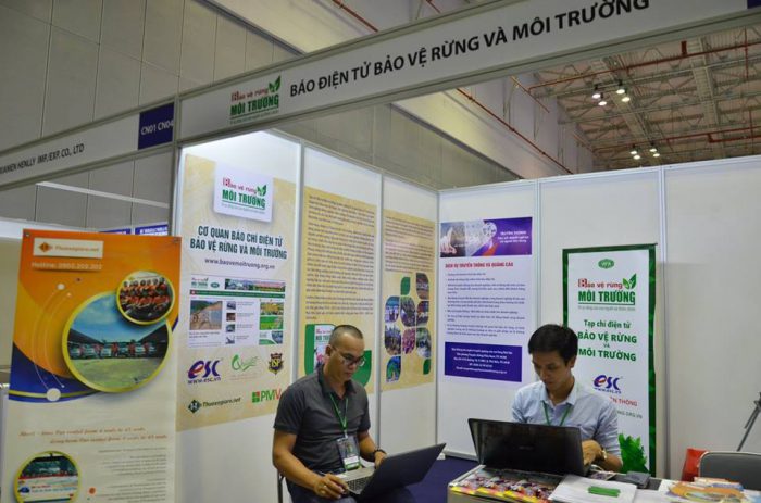 Gian hàng ESC tại triển lãm.